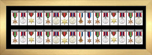 Medal Frame 3D Box Display Frame For 32x World War Military Single Or Group Medals